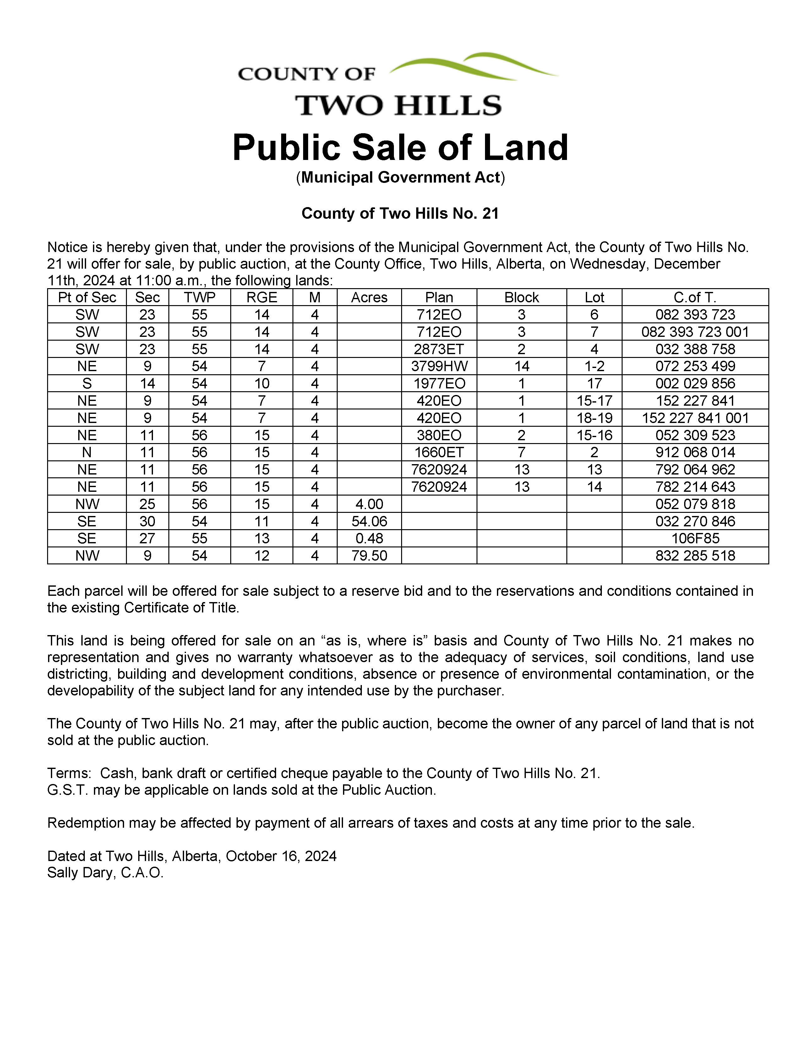 LTO LIST 2024 SALE